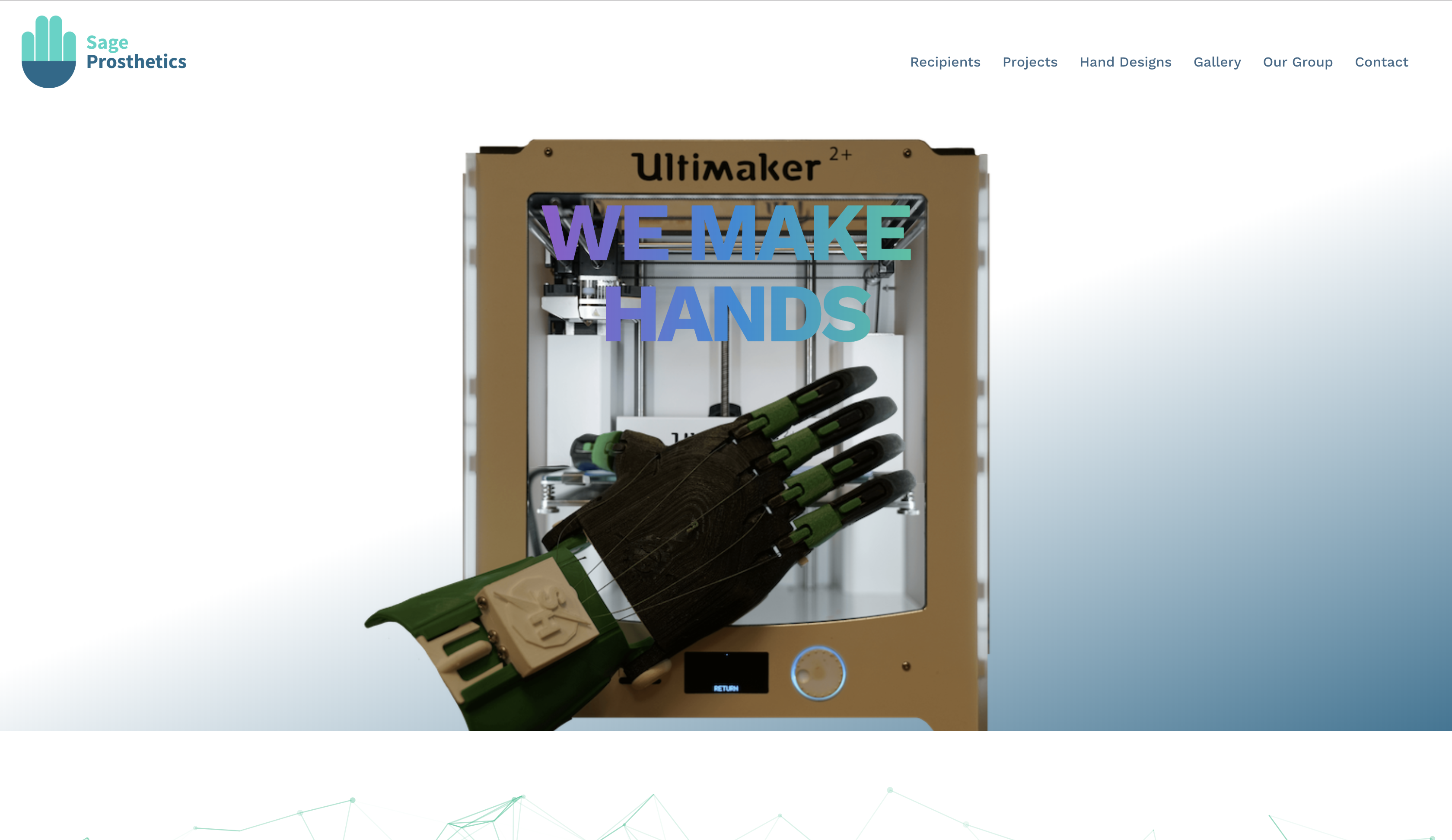 Sage Prosthetics Website